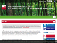 Tablet Screenshot of bip.warszawa.rdos.gov.pl