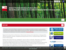 Tablet Screenshot of bip.olsztyn.rdos.gov.pl